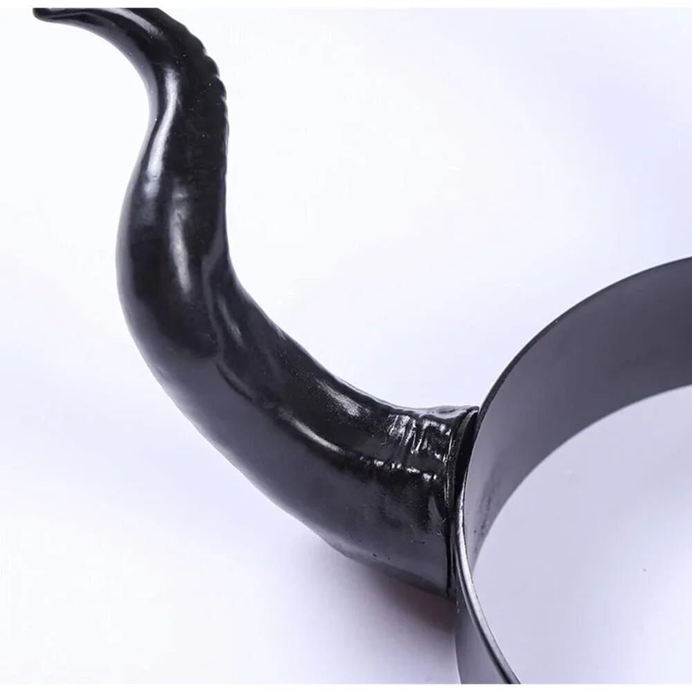 Gothic Maleficent Horns Headband Costume Accessory for Halloween and Cosplay
